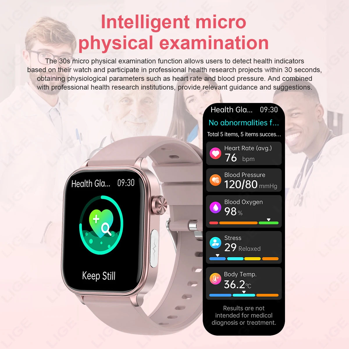 ECG+PPG Smart Watch