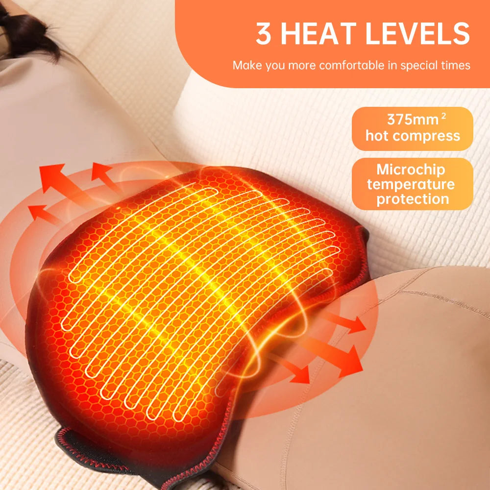 Heat Back Massager Belly Wrap