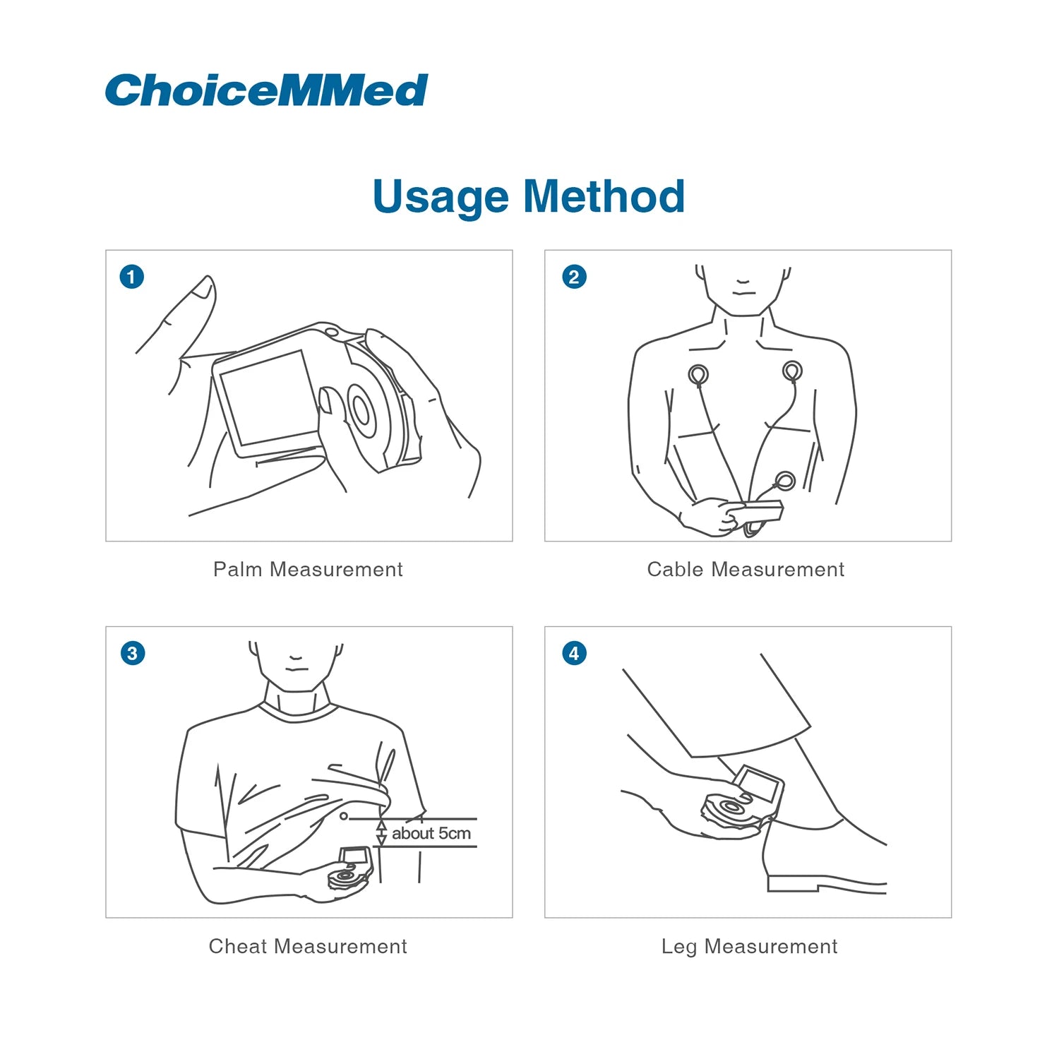 ChoiceMMed Handheld ECG Monitor