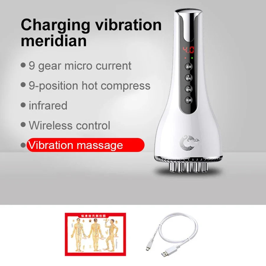 Meridian Brush Electric Scraping Massager Tool