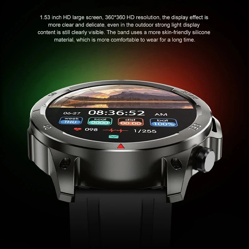 2024 Men's Bluetooth Smart Watch 5.0