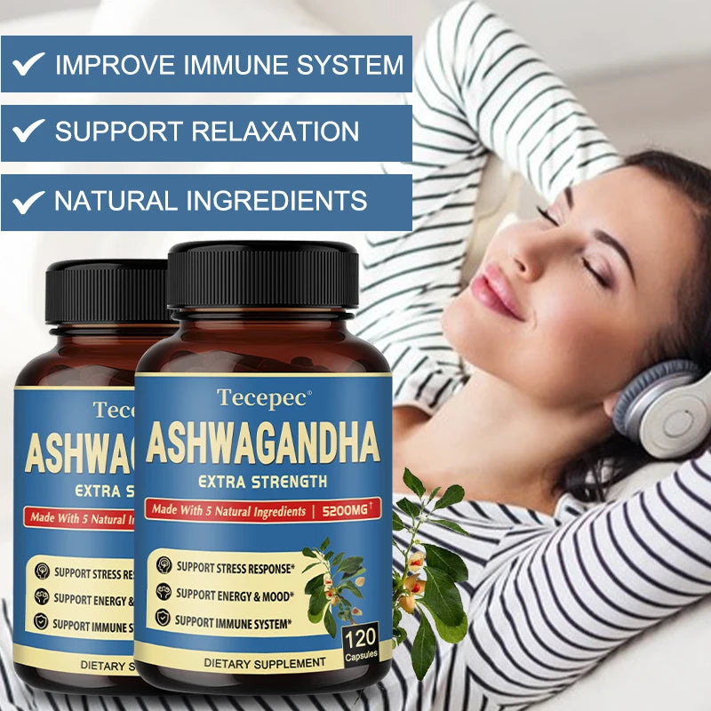 5-in-1 Ashwagandha+ Herbal Wellness Capsules