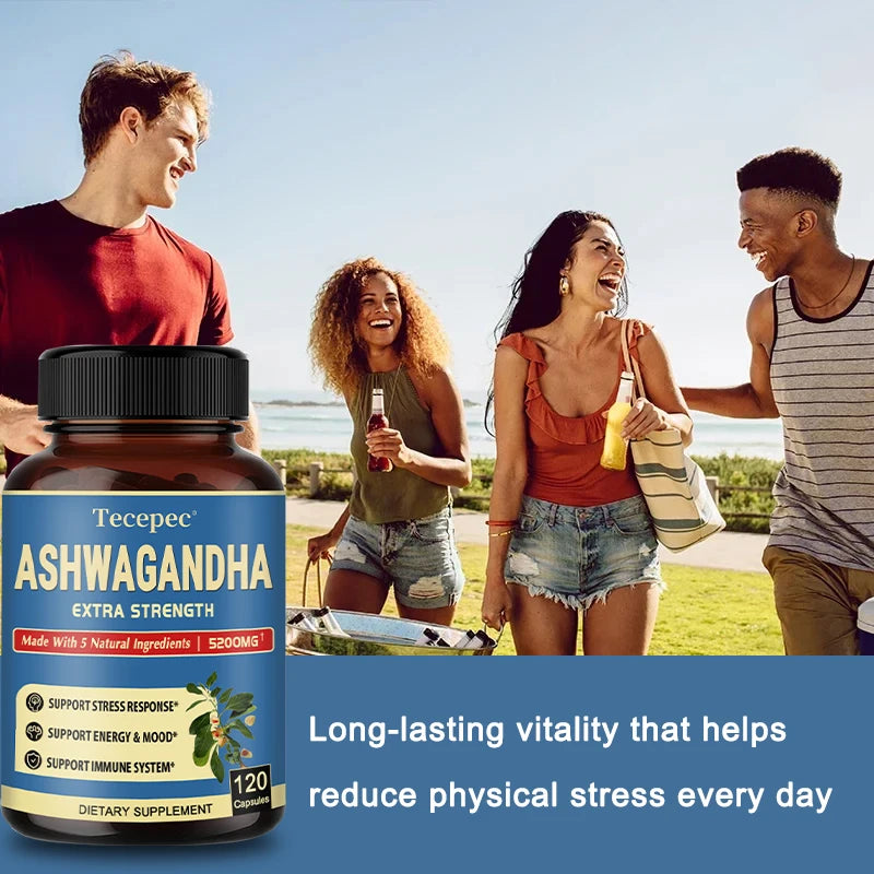 5-in-1 Ashwagandha+ Herbal Wellness Capsules