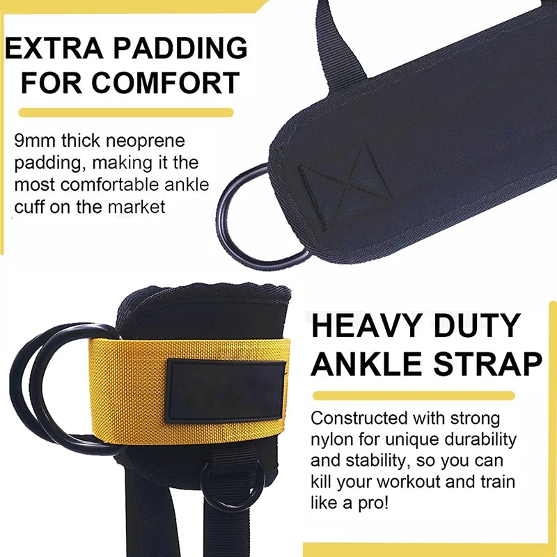 Padded Ankle Strap for Leg & Butt Exercises