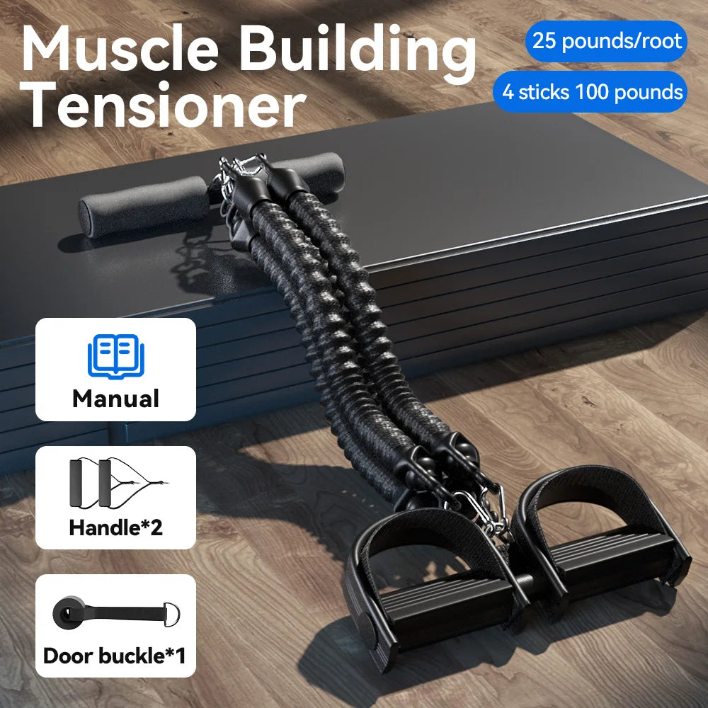 Pedal Tension Rope Abdominal Strength Band