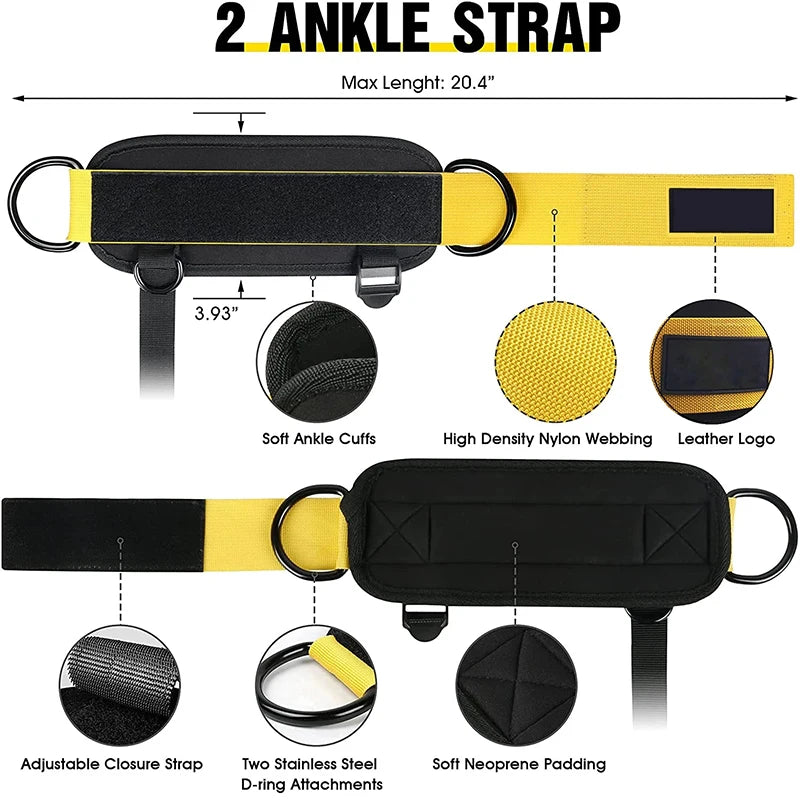 Padded Ankle Strap for Leg & Butt Exercises