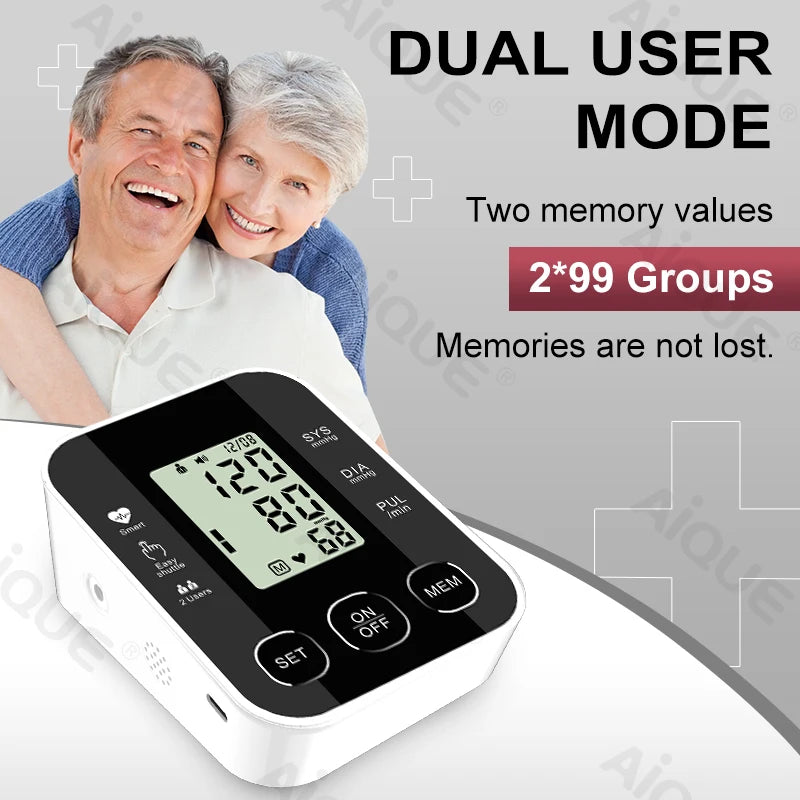 JustLang Digital Arm Blood Pressure Monitor