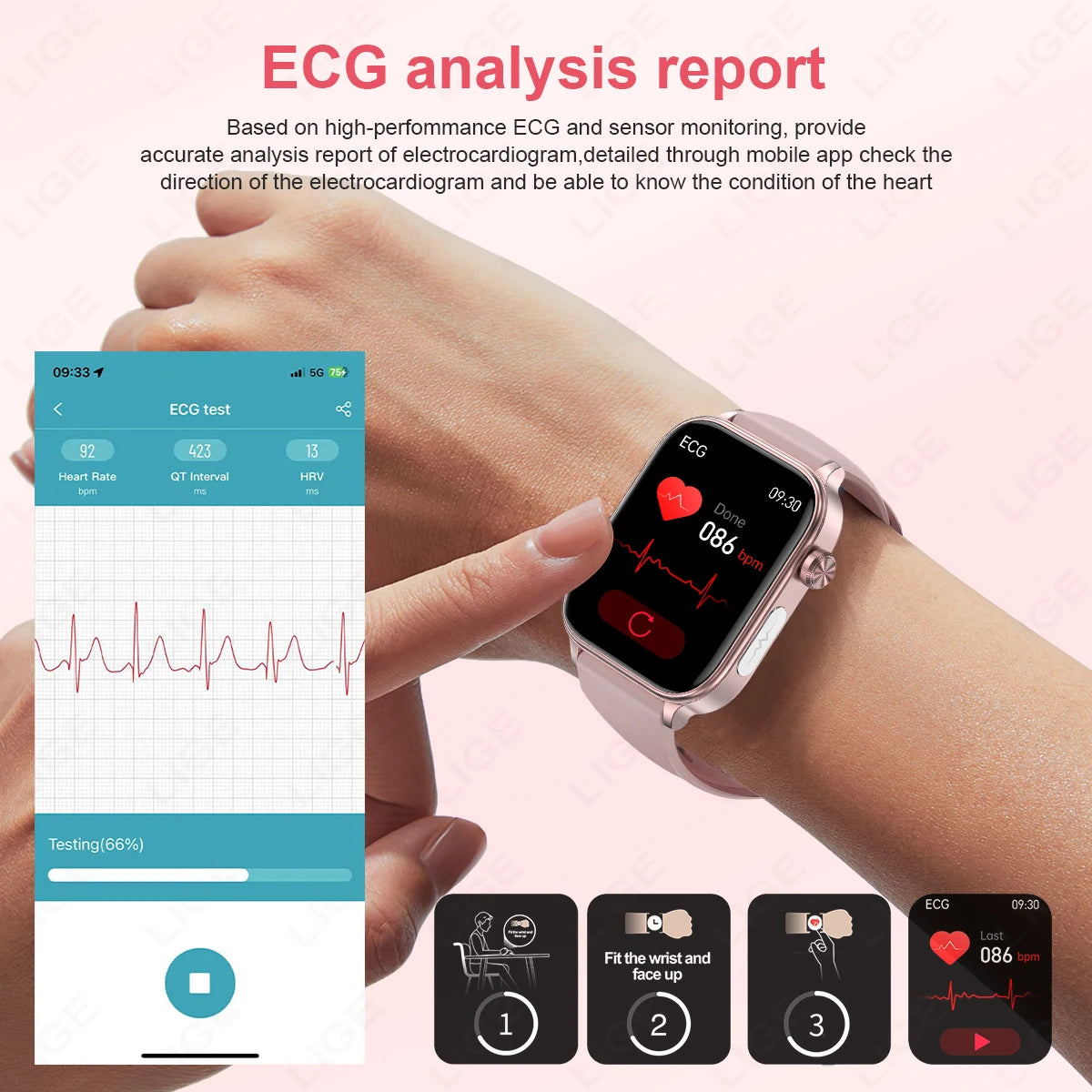 ECG+PPG Smart Watch