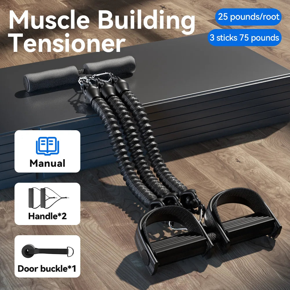 Pedal Tension Rope Abdominal Strength Band