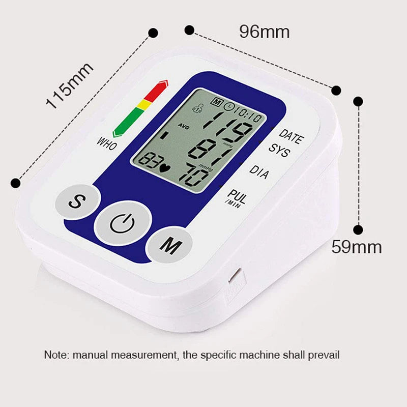 LCD Digital Arm Blood Pressure Monitor