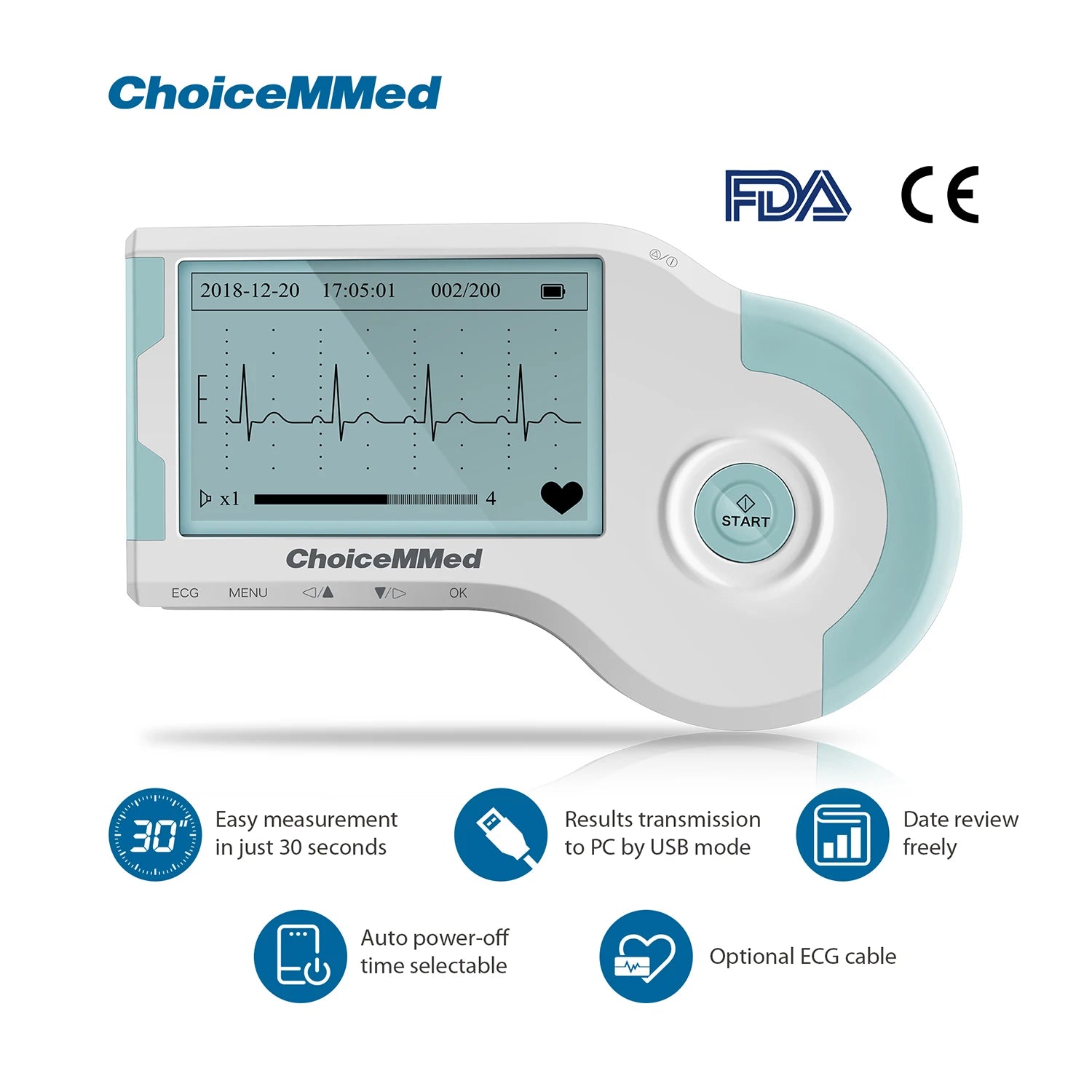 ChoiceMMed Handheld ECG Monitor