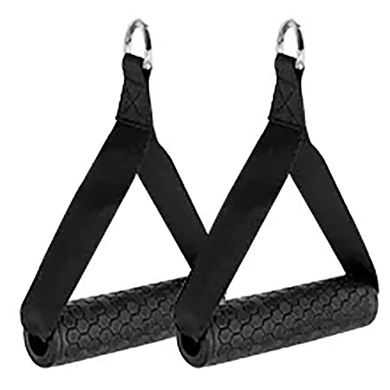 Tricep Pull Down Rope & Handle Set